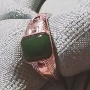*MEN'S{BURMESE JADE}/WH./TOPAZ/STERLING.  *LOWEST I CAN GO*!(14.5)